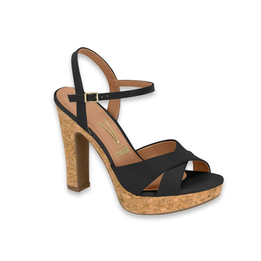 Sandalia Tacon Negro
